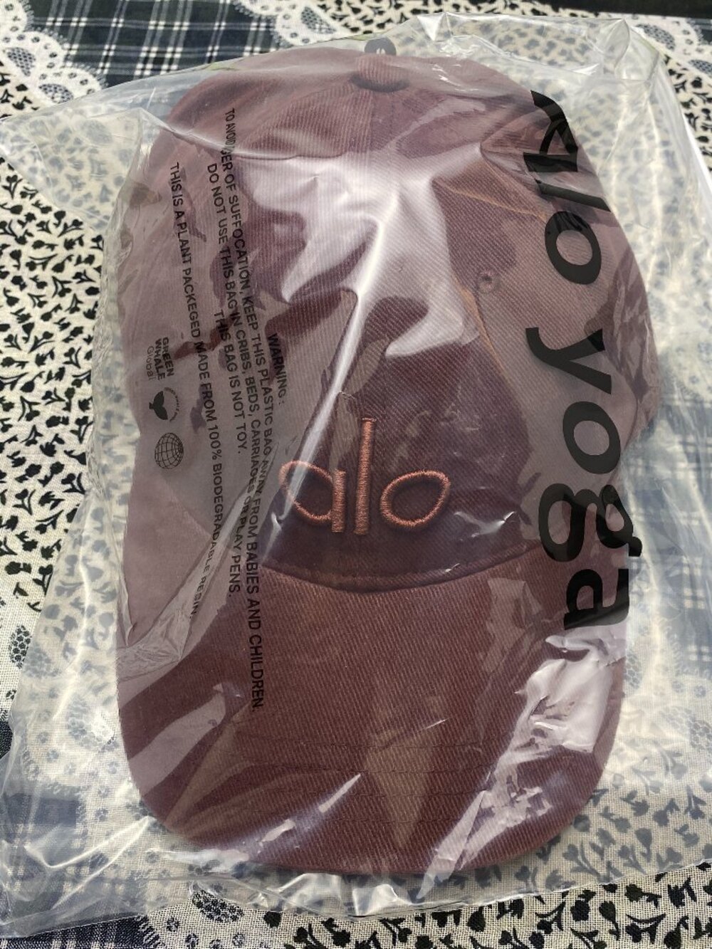 ALO Yoga Brown Corduroy Baseball Cap